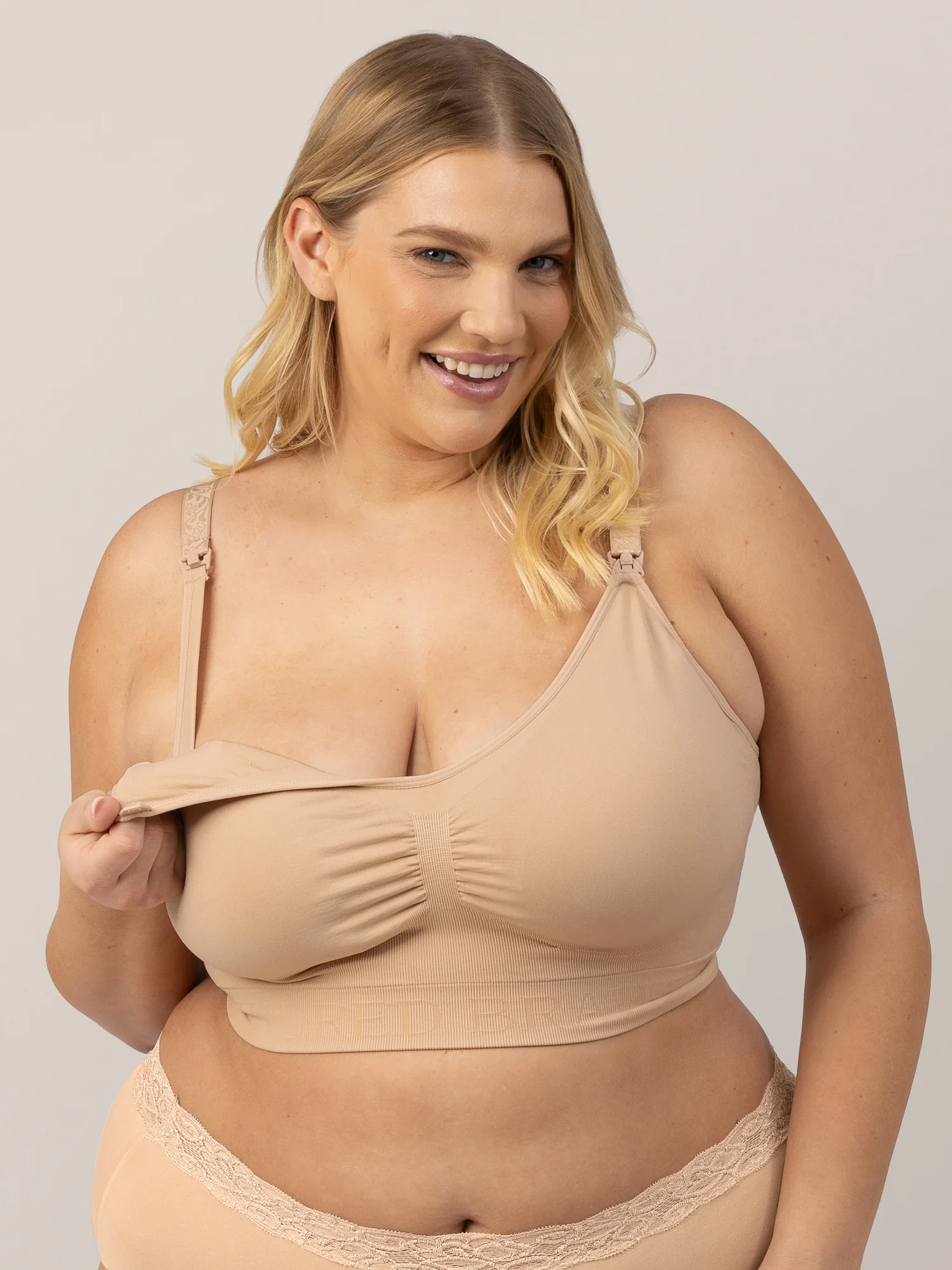 Simply Sublime® Nursing Bra | Beige - Image 3